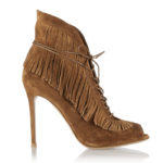 Brown-Spring-Summer-Tassel-Pumps-Lace-Up-Peep-Toe-Ankle-High-Heels-women-sandals-Boots-Lace
